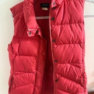 J.Crew Rasberry Puffer Vest